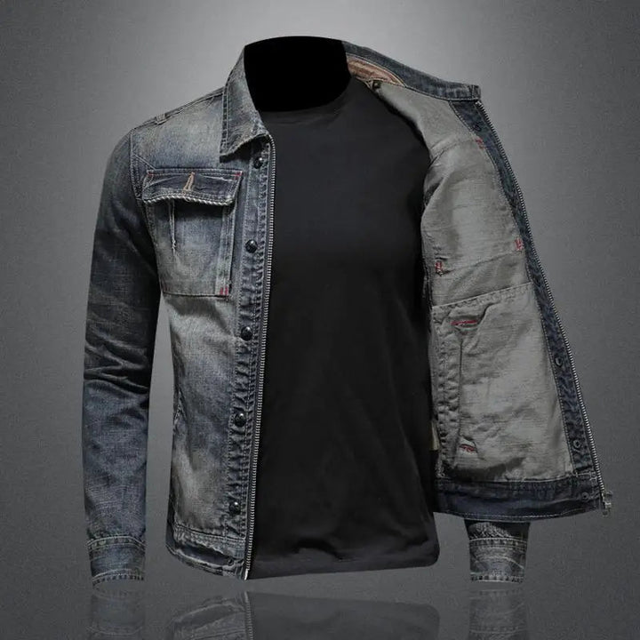 Carl - Giacca in jeans retrò
