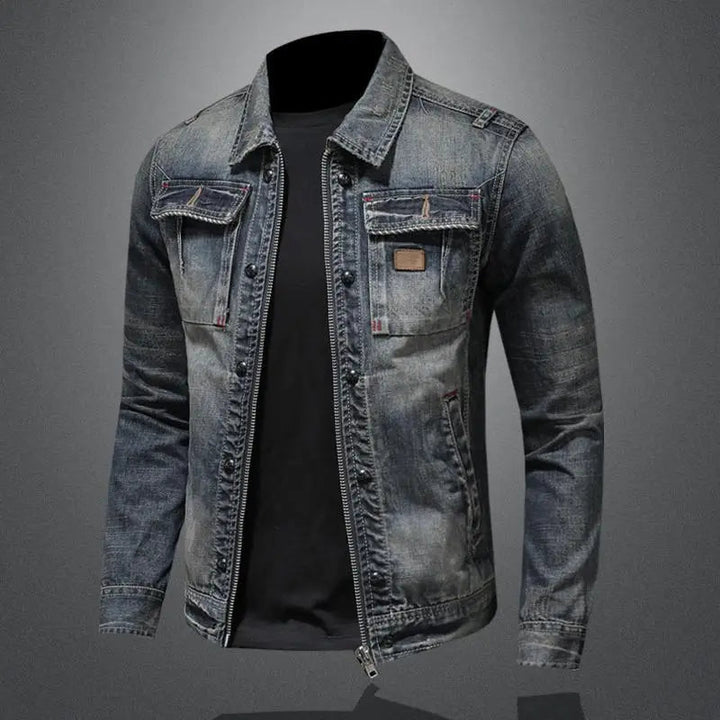 Carl - Giacca in jeans retrò